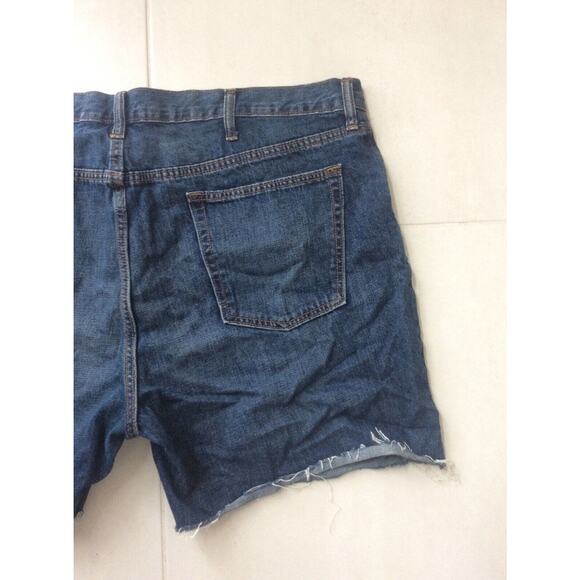 Old Navy Denim Jean Shorts Loose Ample Cut Off Frayed - Picture 7 of 8